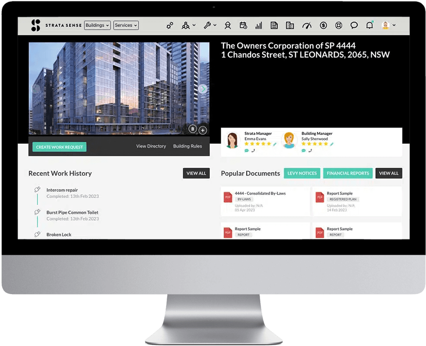 Strata Management - Strata Sense Client Portal